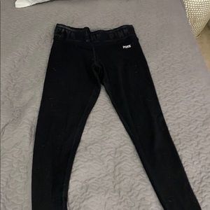 P.I.N.K black leggings